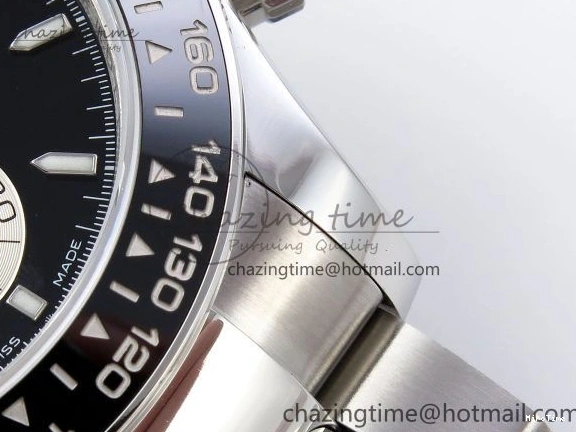 MiroTime 0422 Daytona 126500 QF 1:1 Best Edition 904L Steel Black Dial on SS Braclet SH4131 V ZeroBulk 1296